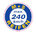 RE MS240-250 Rollenetiketten "MS-Reifen bis 240 km/h" 1 Rolle = 250 Etiketten D=30mm