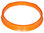 ZRP731671 Plastik-Zentrierring, Innen 67,1mm, Aussen 73,1mm, orange